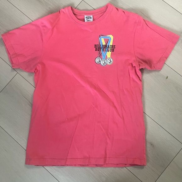 Billionaire Boys Club Pink Graphic Tee for Men Size, can run smaller than usual - Picture 1 of 5